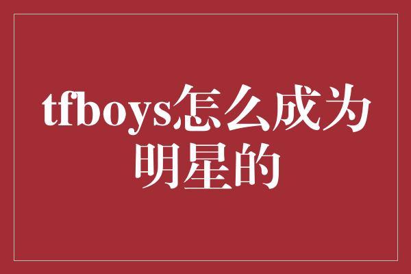 tfboysôΪǵ