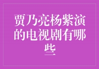 超级CP组合！贾乃亮杨紫共同演绎的经典电视