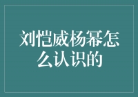 缘起与逐梦，揭秘刘恺威与杨幂的相遇故事