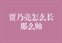 揭秘贾乃亮的颜值秘密，为何他长得那么帅？