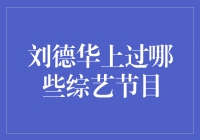 刘德华的综艺“华丽登场”，你知道他上过哪