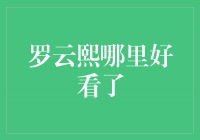 罗云熙：内外兼修的俊美之秘